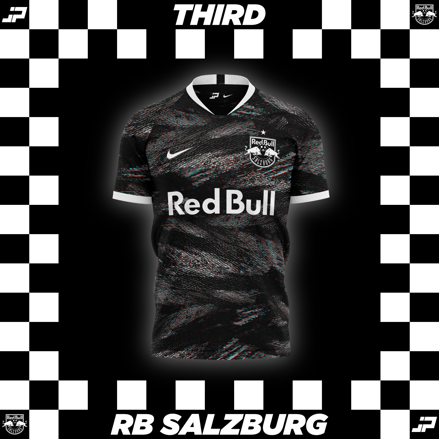 pics Red Bull Salzburg Black Kit conceptkit kitdesign soccer football