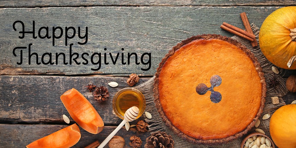 Ripple's tweet photo. Happy Thanksgiving from the Ripple team! https://t.co/nh7xMJnDba