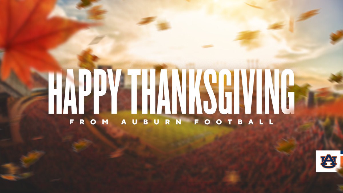 Happy Thanksgiving! 

#WarEagle
