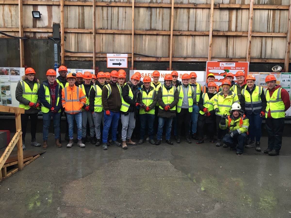 PJHegartySons's tweet image. It was a pleasure to host TU Dublin’s 2nd Year Construction Management Students on site at Spencer North. 
The future is bright. #TUDublin #BoltonSt #OnsiteLearning #ConstructionManagement #PJHegartySons