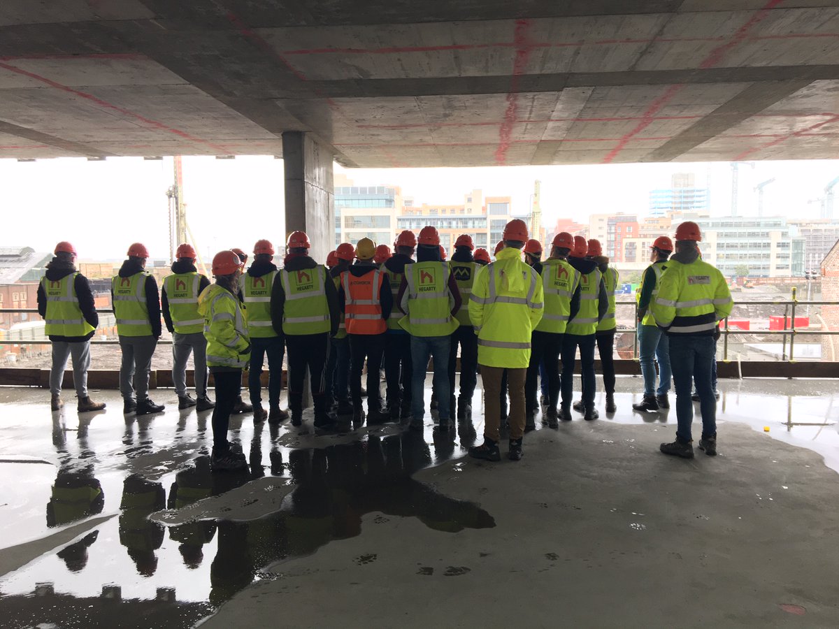 PJHegartySons's tweet image. It was a pleasure to host TU Dublin’s 2nd Year Construction Management Students on site at Spencer North. 
The future is bright. #TUDublin #BoltonSt #OnsiteLearning #ConstructionManagement #PJHegartySons