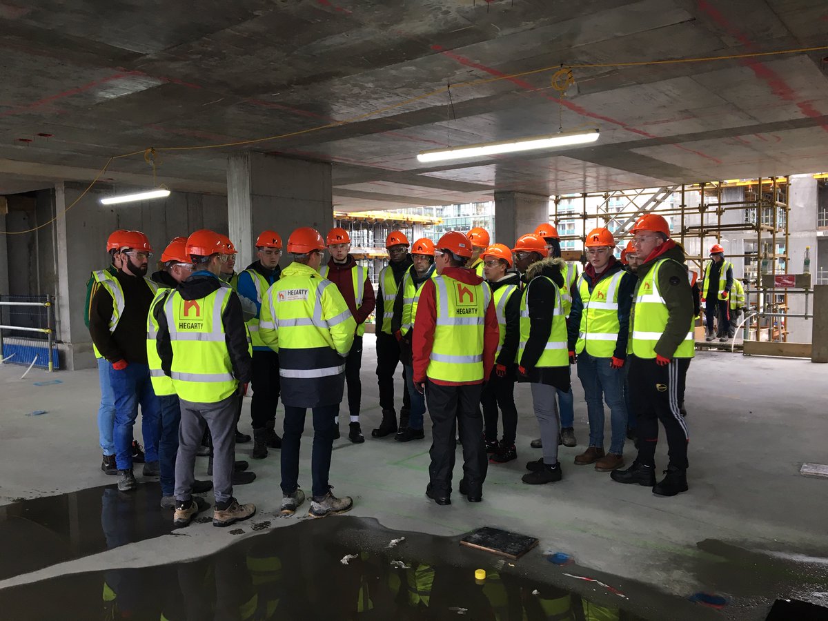 PJHegartySons's tweet image. It was a pleasure to host TU Dublin’s 2nd Year Construction Management Students on site at Spencer North. 
The future is bright. #TUDublin #BoltonSt #OnsiteLearning #ConstructionManagement #PJHegartySons