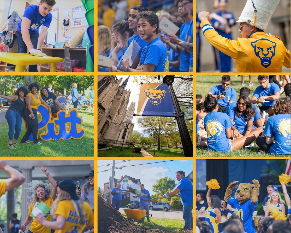 Happy Thanksgiving to all of our Panthers. We're thankful for all of the students, alumni, faculty and staff in our amazing Pitt community. #H2P 💙💛