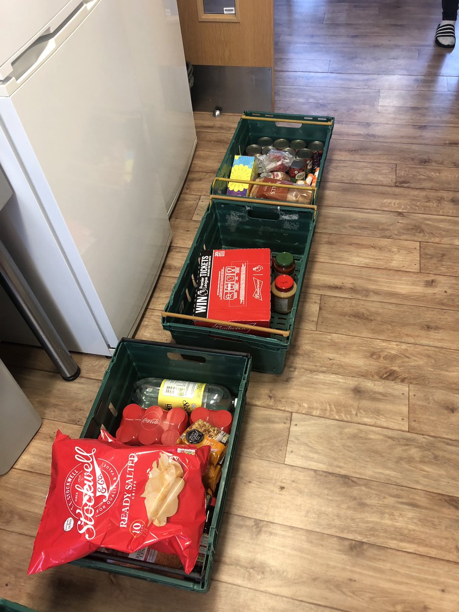max_clarke7's tweet photo. @FrasePlays Practically broke my back getting this lot from the lift in to the kitchen 😔 https://t.co/vGh4CBZVVc