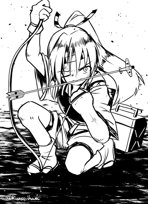 女の子が鼻血を雑に拭った跡、強さを感じて好きなので定期的に描きがち('◡`∪) 