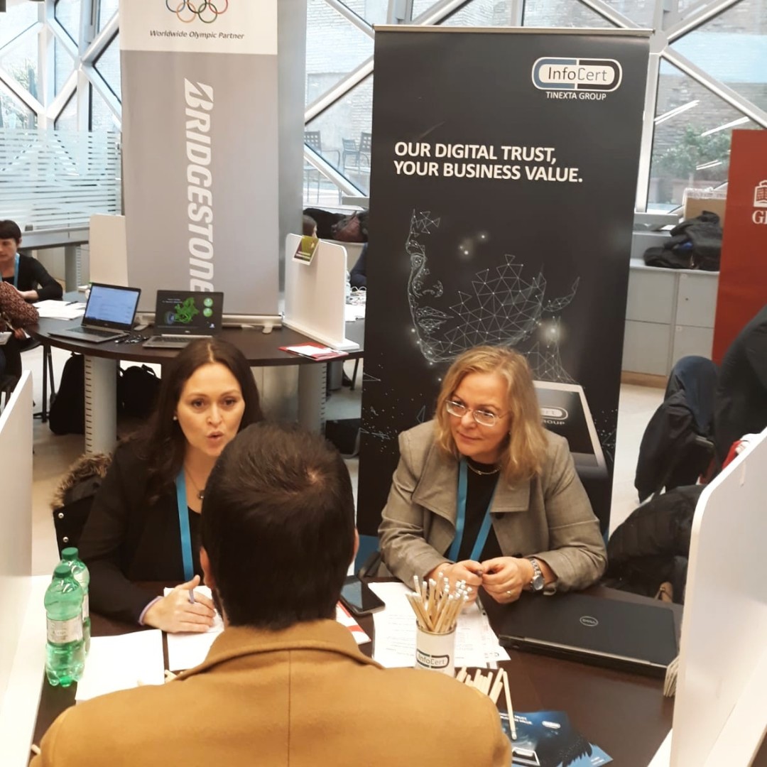 InfoCertSpA's tweet photo. #JobPics #InfoCertPeople InfoCert

Eccoci all'Università LUMSA a Roma per il #Job4NextGen. 
Grazie ai tanti ragazzi che sono venuti a trovarci! https://t.co/CVhfoHn1aU