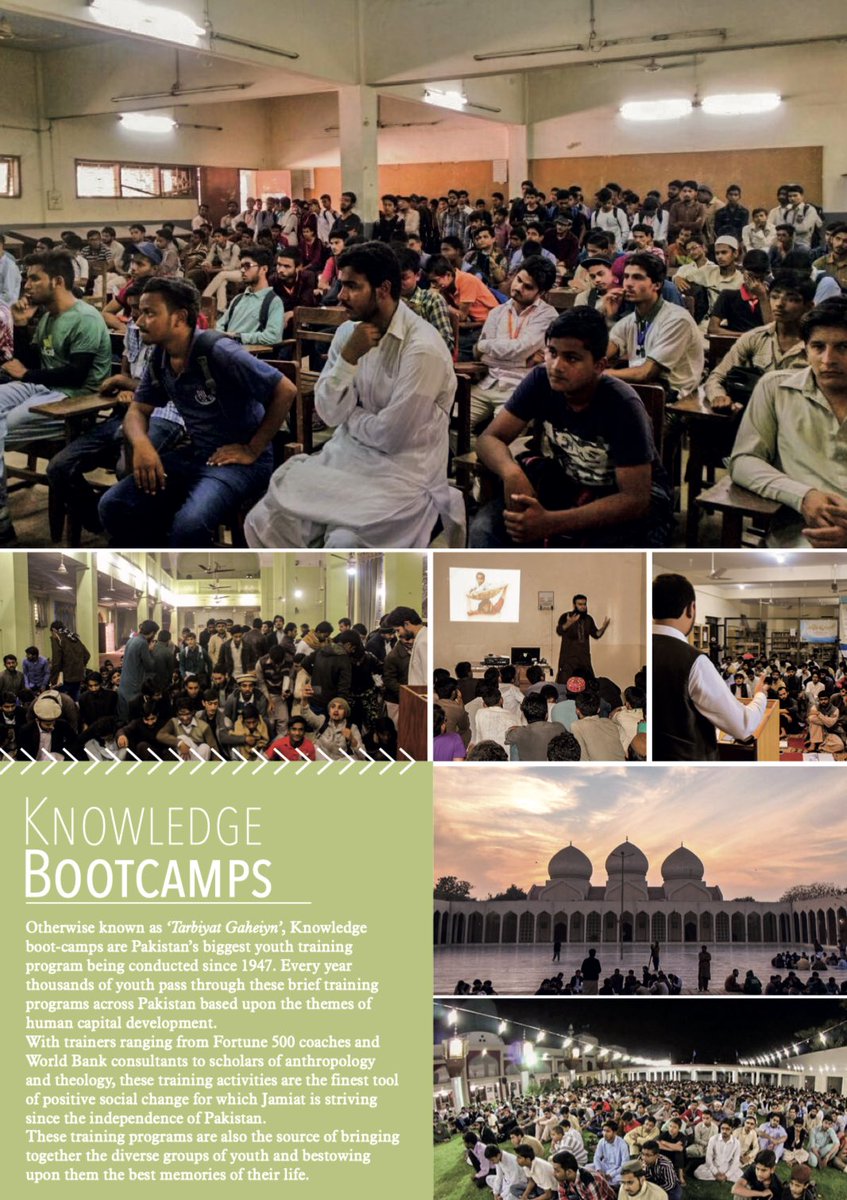 Otherwise known as ‘تربیت گاہیں’, Knowledge boot-camps are Pakistan’s oldest youth training program. Every year thousands of youth pass through these brief training programs across Pakistan based upon the themes of human capital development. #JamiatvoiceOfStudents