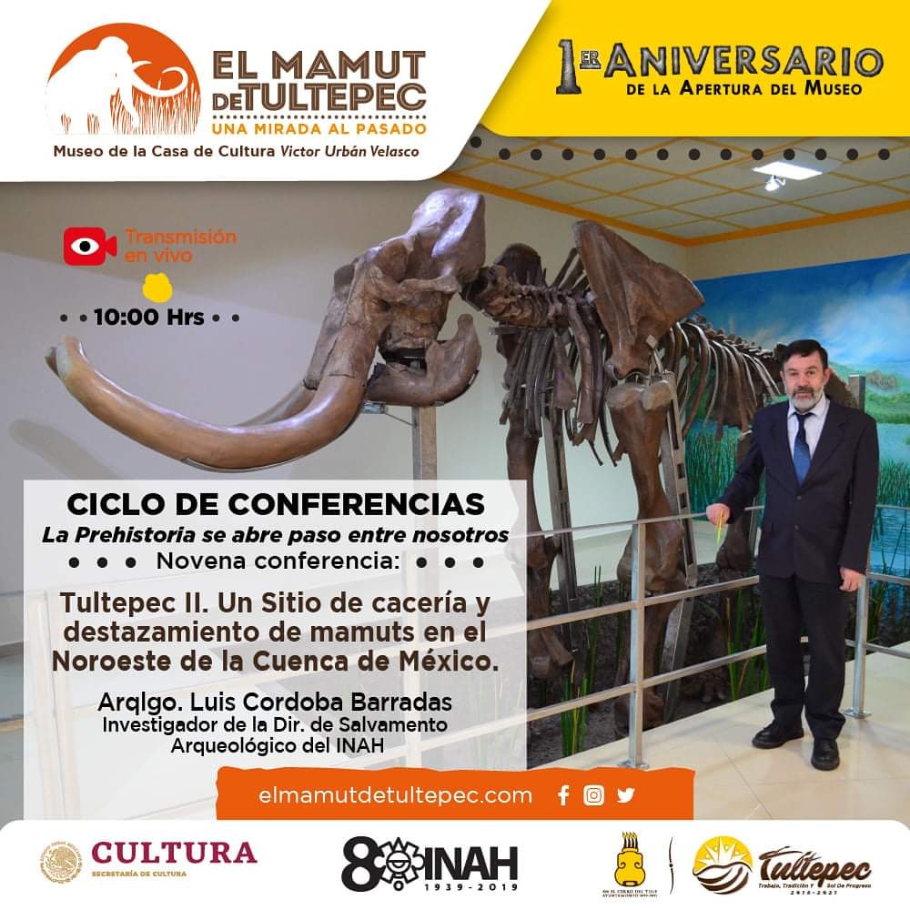 TTultepec's tweet photo. No te pierdas de la interesante conferencia del Arqgo. Luis Cordoba Barradas, puedes seguirla a detalle por la Transmisión en vivo.

10:00 Hrs. #Museo #Tultepec https://t.co/yNeHj5Xxks