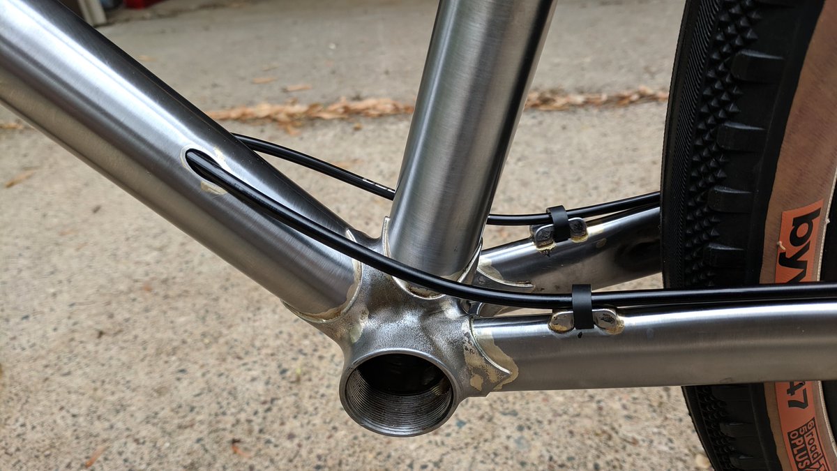 VarcoCycles's tweet image. #CableRouting #Cybertruck #Thanksgiving #Lugged #Steel