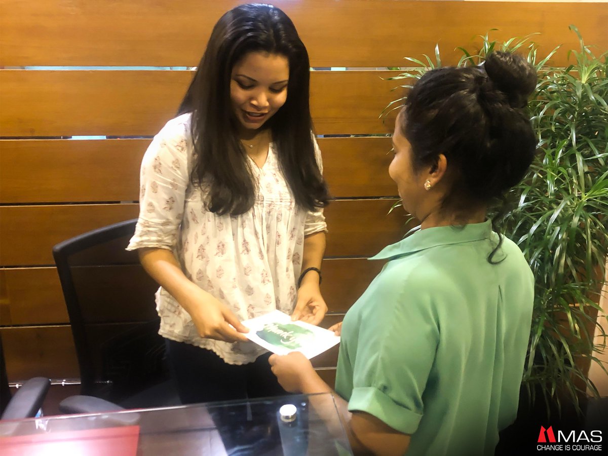masholdings's tweet photo. At MAS we foster a culture that embraces gratitude which helps improve wellness, outlook, self-esteem and relationships.
Recently our associates at Linea Aqua thanked colleagues who had helped them at work with handwritten cards as a token of appreciation.
#LifeAtMAS #Gratitude https://t.co/T3CSQJRmhT