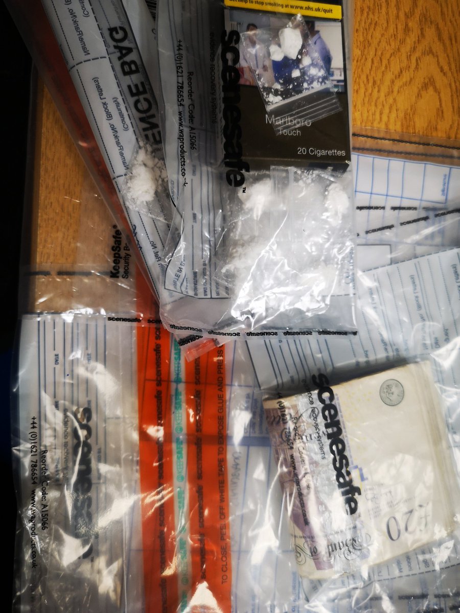 KPTacOps's tweet photo. CAD 27-1828. Last night one of our dog handlers stopped a vehicle in #Tonbridge with help from @kentpoliceton a #StopSearch was conducted. Resulted with one male coming with us to answer some questions after being arrested for PWITS Class A drugs. #NotInOurTowns. AC https://t.co/C64EHbyNDj