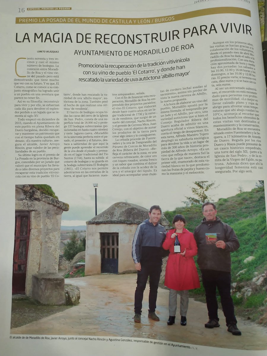 bodegasMoradill's tweet photo. La Magia de Reconstruir para Vivir. Amigos no dejéis nunca de soñar https://t.co/D7Sz8WvYGb