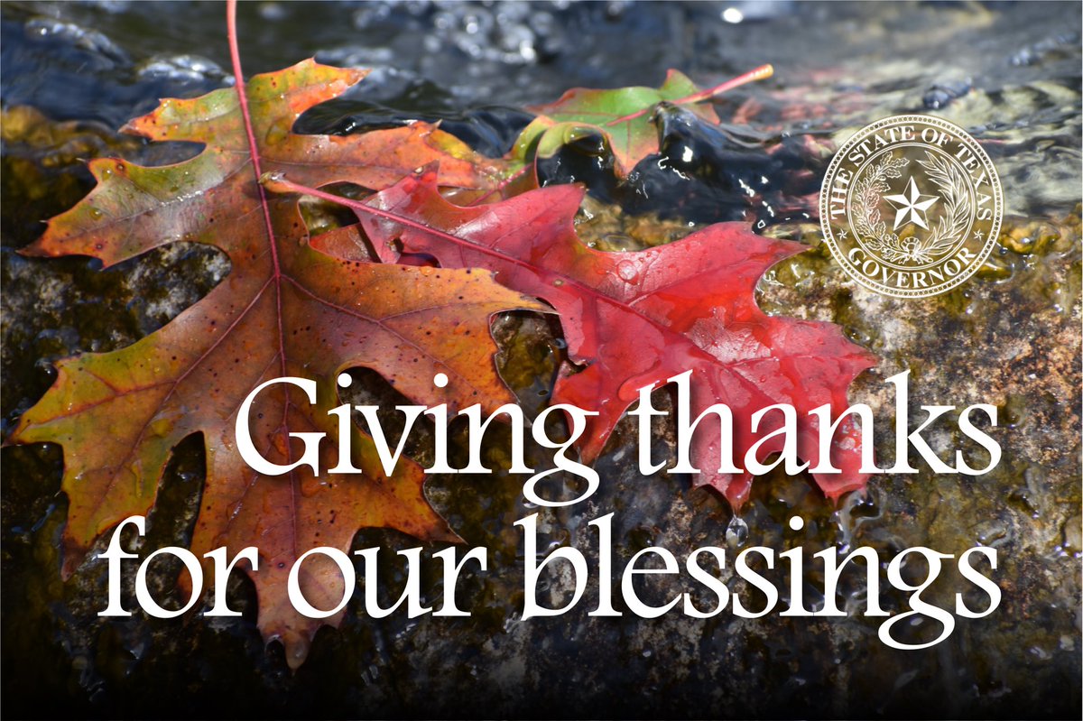 Our blessings flow from the bounty of this land, the love of our families and the gift of grace from above. From our family to yours, Happy Thanksgiving!