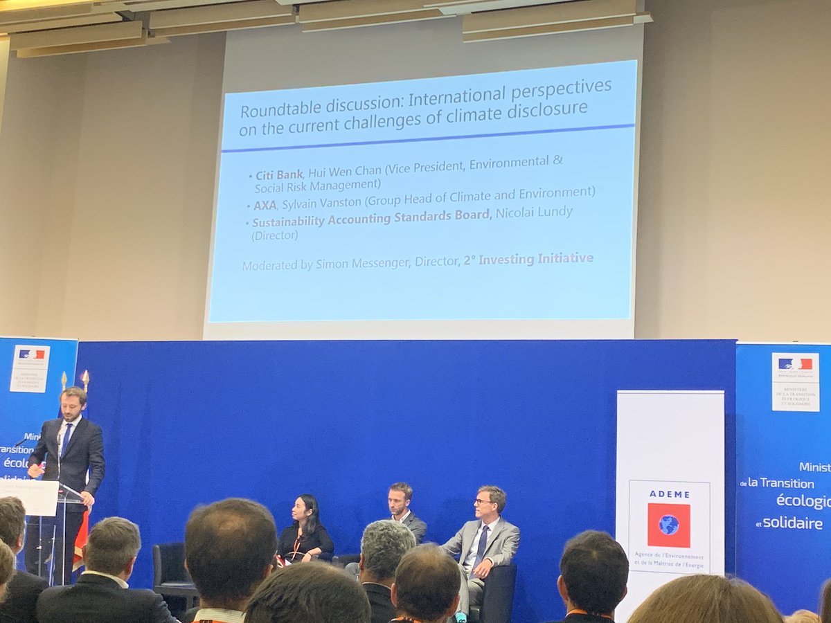 SinsVicky's tweet image. @ademe great discussion on how data should be standardized and how policy setting supports this ambition. @NicolaiLundy @SylvainVanston @Citibank Hui Wen Che. #climateawards #reportingprogress #sdg2030 @SDGBenchmarks