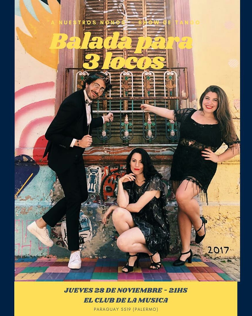 HOY - con <a href="/lautsanchez/">Lautaro Sanchez</a> y <a href="/melisasolc/">Melisa Sol 🇦🇷</a> en el #ClubDeMusica - 21hs 

#BuenJueves #show #tango #piazzolla #BuenosAires