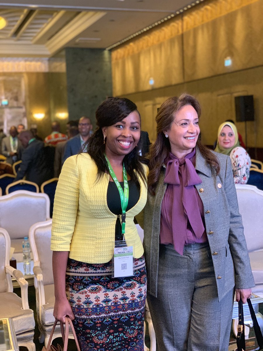 paulinenjoroge's tweet photo. A moment with an amazing woman; a pacesetter.....
African Union’s Commissioner for Infrastructure & Energy, Dr. @HEDrAbouZeid. She is at the core of Infrastructure development in Africa, bearing and driving the vision of an interconnected continent
#PIDAWeek2019 https://t.co/4wEecCBNtY