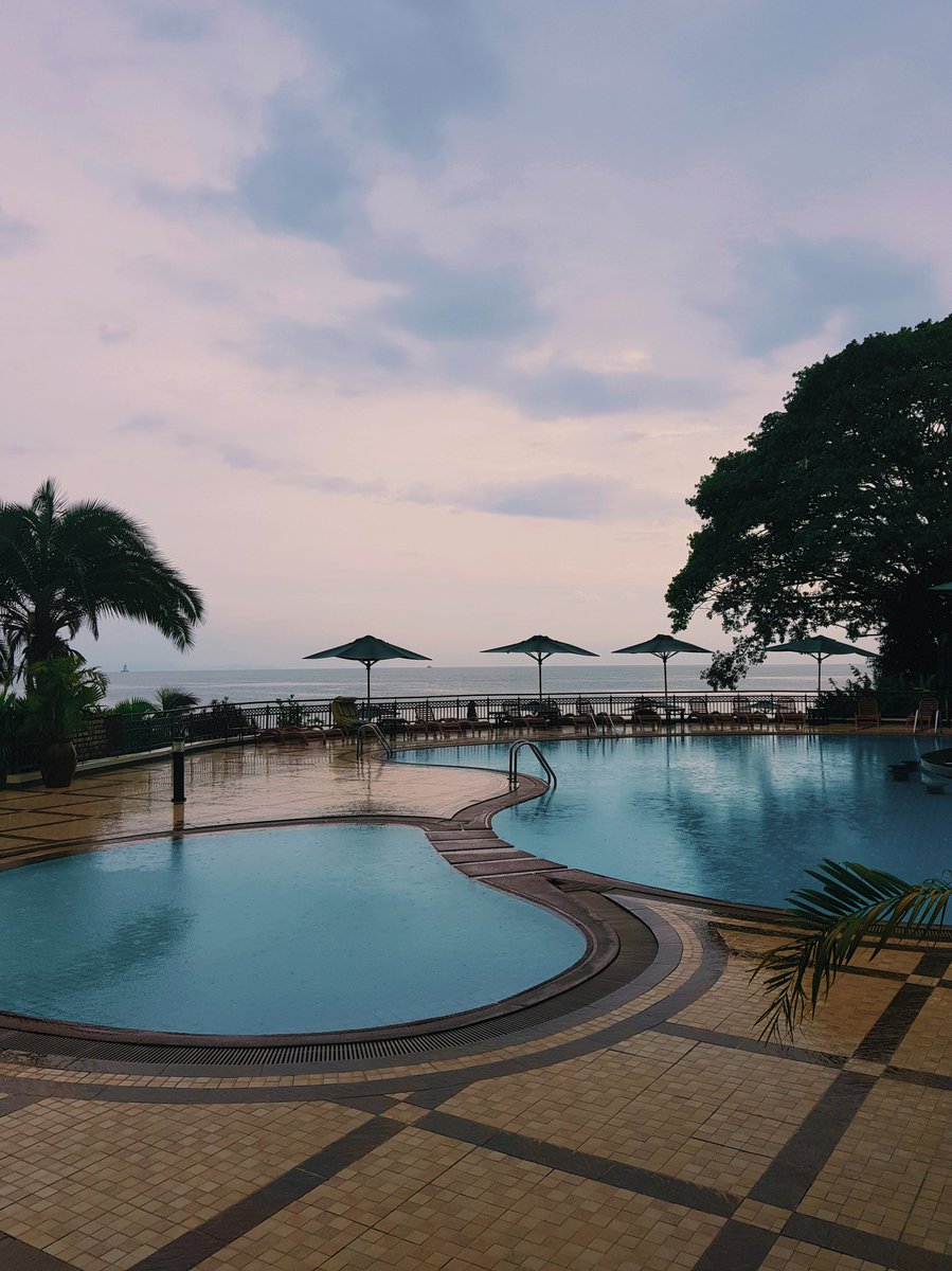 After a 4-hour drive from Kigali to Gisenyi, through a countryside that looks like scene from a postcard, I arrived at Lake Kivu. Being hosted by the ever gracious  @SerenaHotels. It is overcast. But I am still in awe. I have a day here.  #JambojetinRwanda   #SerenaExperience