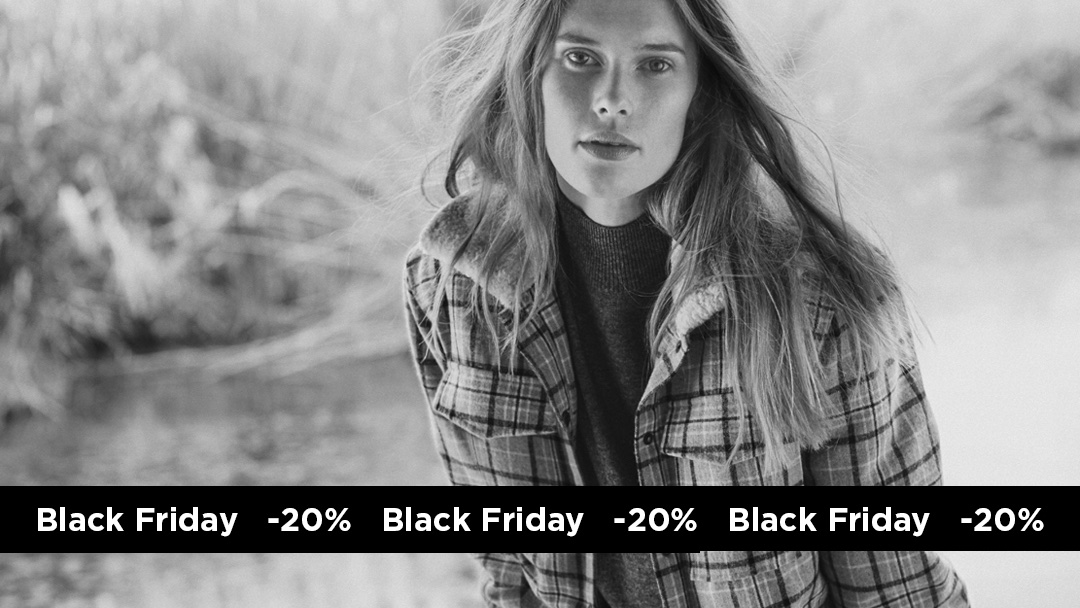 Black Friday | -20% dto.*
Hasta el domingo a medianoche. En tiendas y online.

*Descuento en toda la colección AW 19-20 excepto cápsula Special Edition 55th anniversary, ref. 31G29 botín campero y artículos de otras marcas colaboradoras.