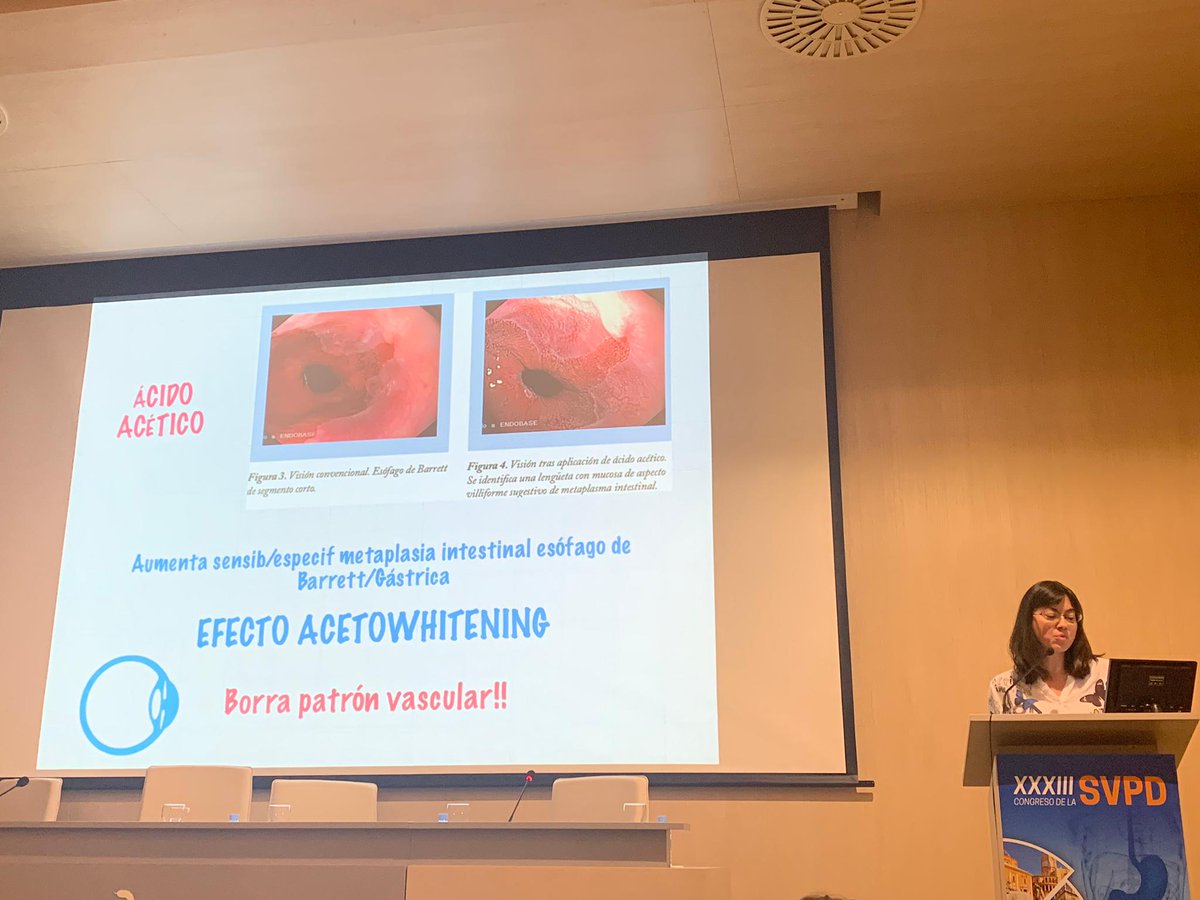 La Dra. Marti <a href="/guanxa_m/">Lidia Martí</a> aclarando dudas sobre la cromoendoscopia en <a href="/svpd/">svpd</a> curso postgrado.