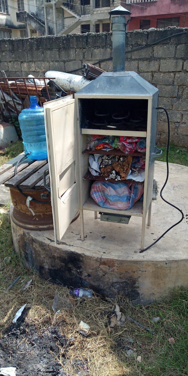 ecotalkke's tweet photo. On our next episode if #ecotalk  we talk to a local innovator who has innovated a domestic incinerator that can burn domestic waste to ash. You tube: eco talk Kenya. Stay tuned. @cesudKE @francescadeg @makomaphil @SAFCEI @boscojuma @UNEP @UNHABITAT @Kishoka9 @MombasaCountyKe https://t.co/ZMHshVfqQY