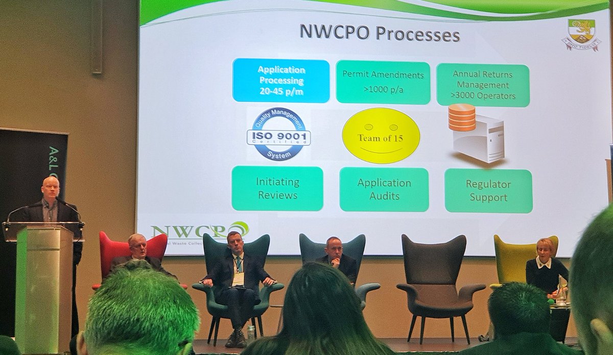 werpsoftware's tweet image. Leo Duffy of @NWCPO gives a whistle stop tour of operations at the National Waste Collection Permit Office @offalycoco @wasteconf #irishwatsteconf #wastecollection #wastemanagementsystems #WasteManagement