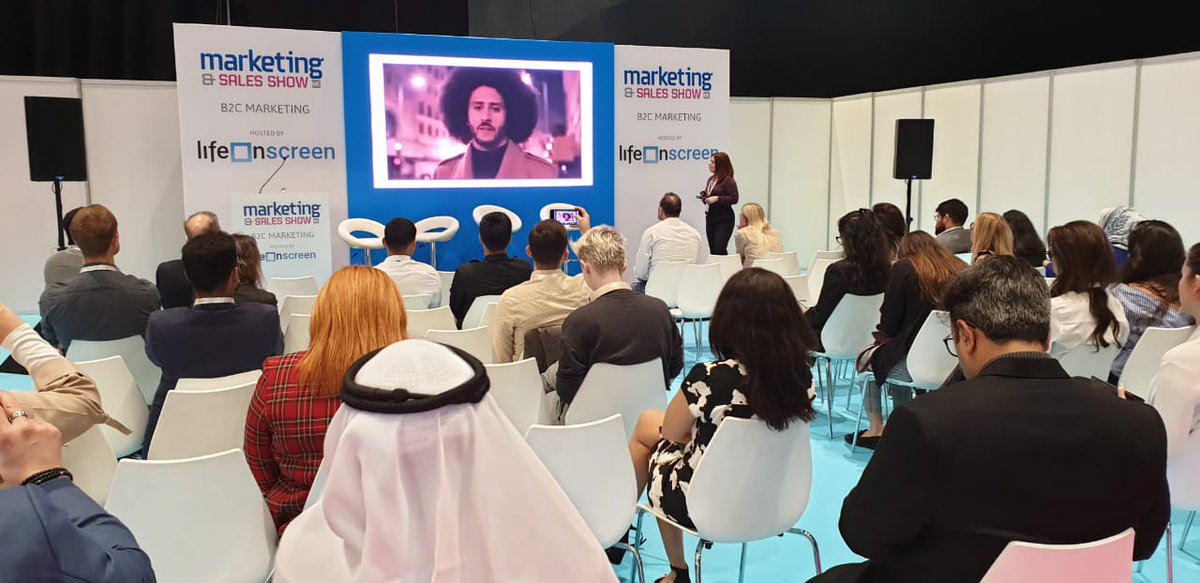 lifeonscreenHQ's tweet photo. We were delighted to be a part of and speak at the #MarketingShowDXB, looking forward to next year's edition! 

#OOH #Dubai #UAE https://t.co/cHyuoWBZyC