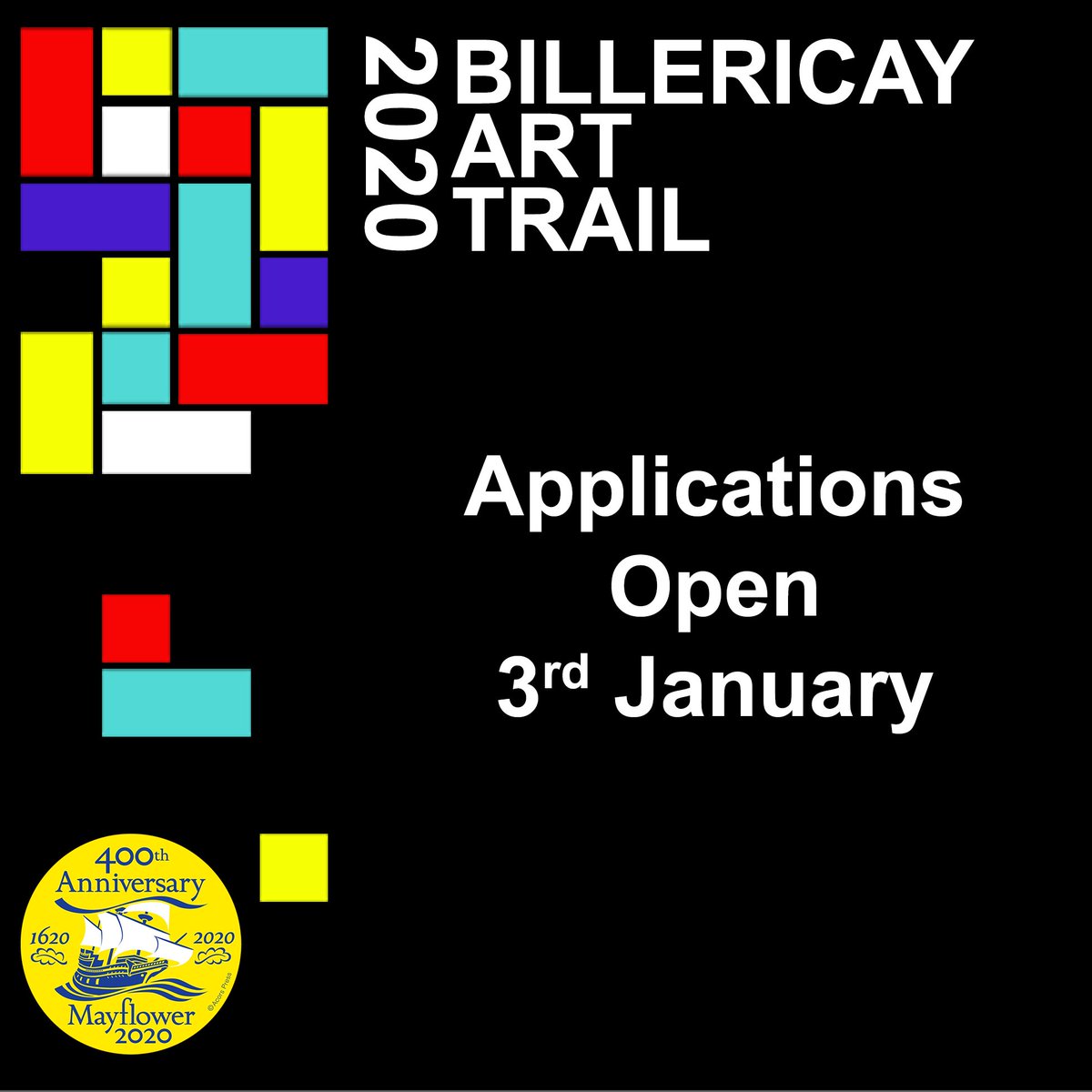 Calling all local artists (professional or amateur) who want to have their work displayed around the High Street in the 2020 #Billericay Art Trail.
Application forms and full details will be available on BillericayArtTrail.org from 3rd January.