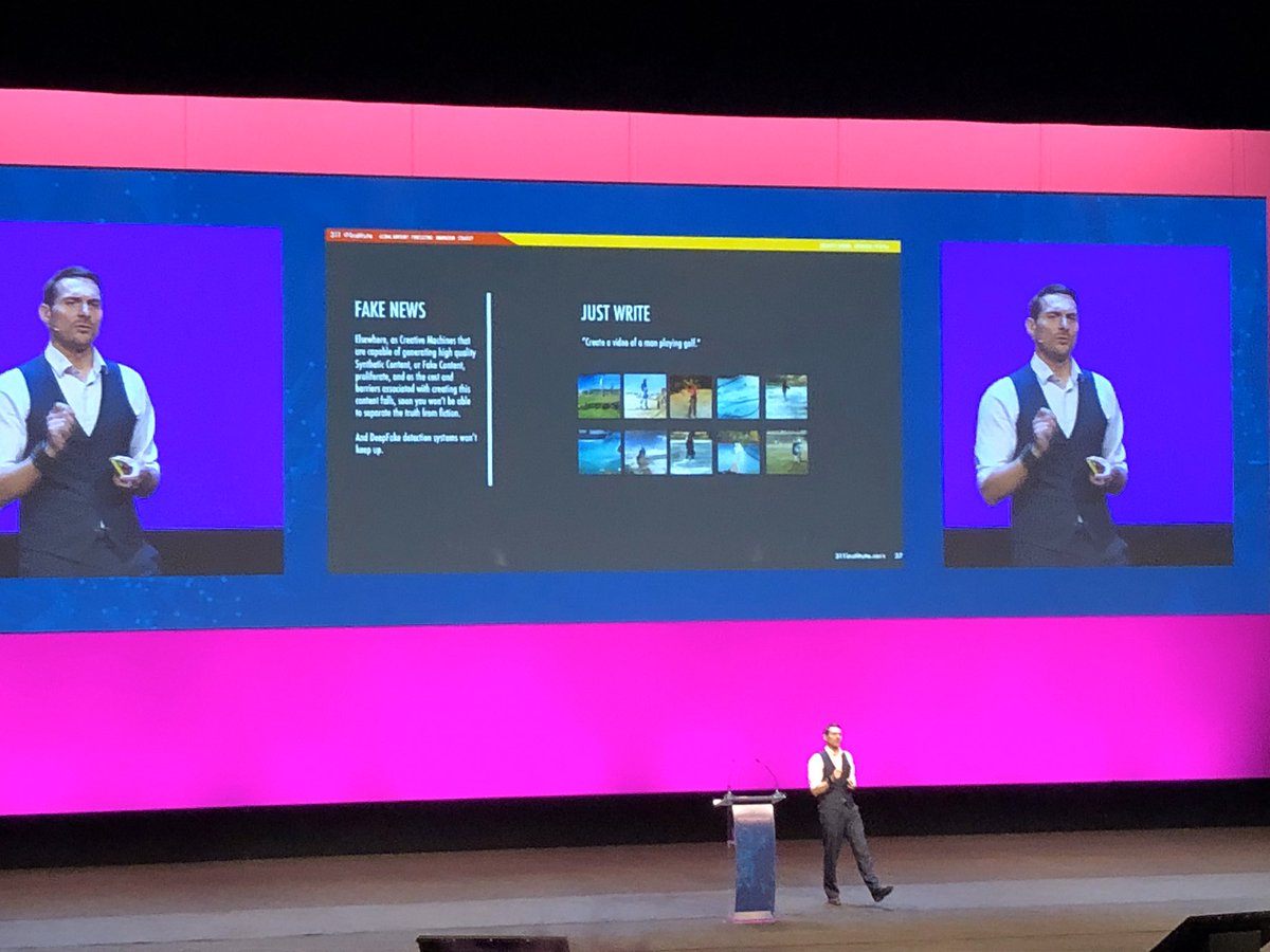 Nucleus_Russell's tweet photo. Matthew Griffin from the 311 Institute. Probably one of the most interesting presentations I’ve seen for ages. Excellent!! #pfsfutureproof https://t.co/EsTAyIeViW