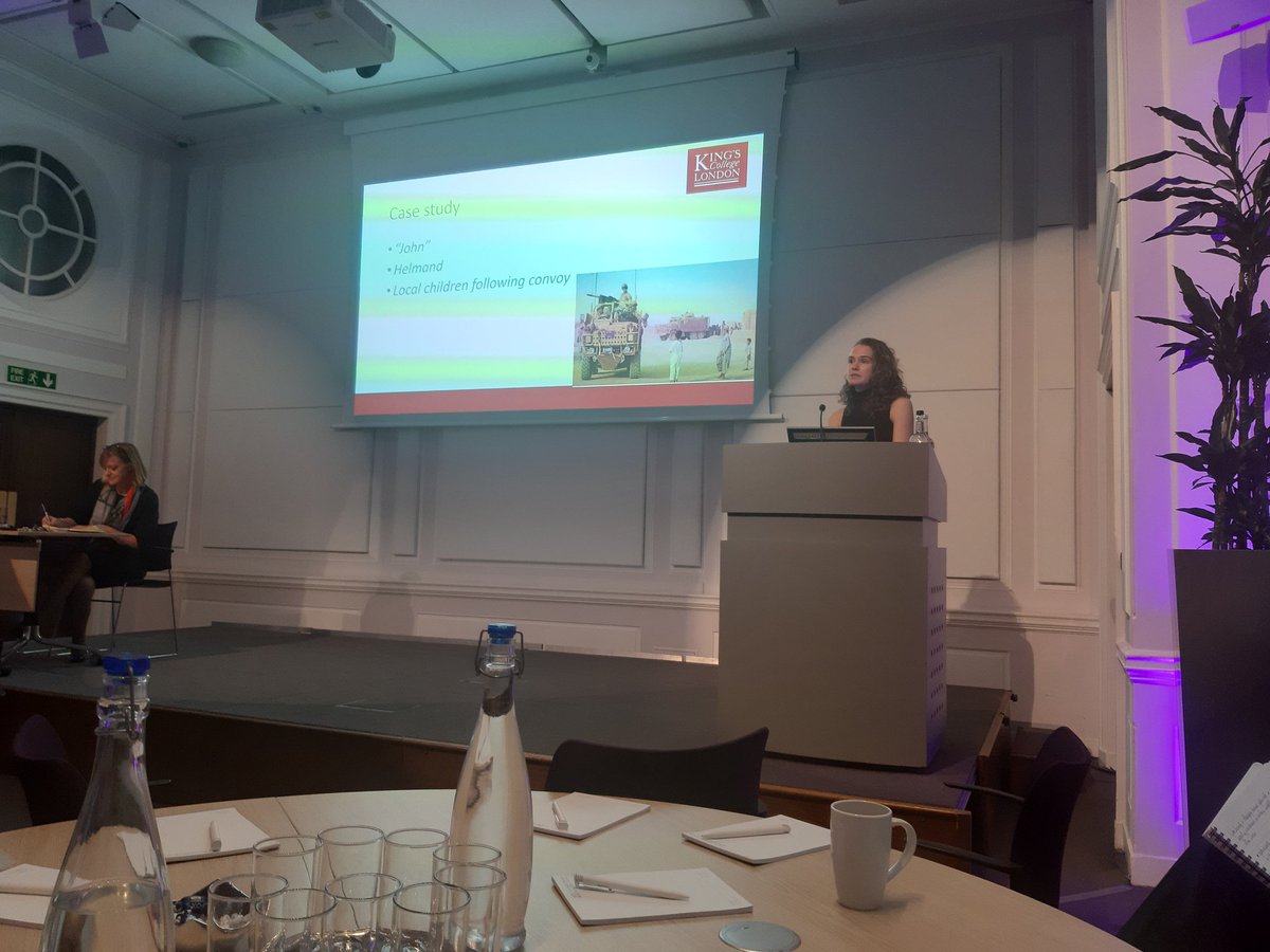 BPSDefSec's tweet photo. Our next speaker is Victoria Williamson discussing the impact of moral injury in UK military veterans #BPSDefSec19 @VWilliamson_psy @BPSOfficial https://t.co/Lm6rPXL2Bt