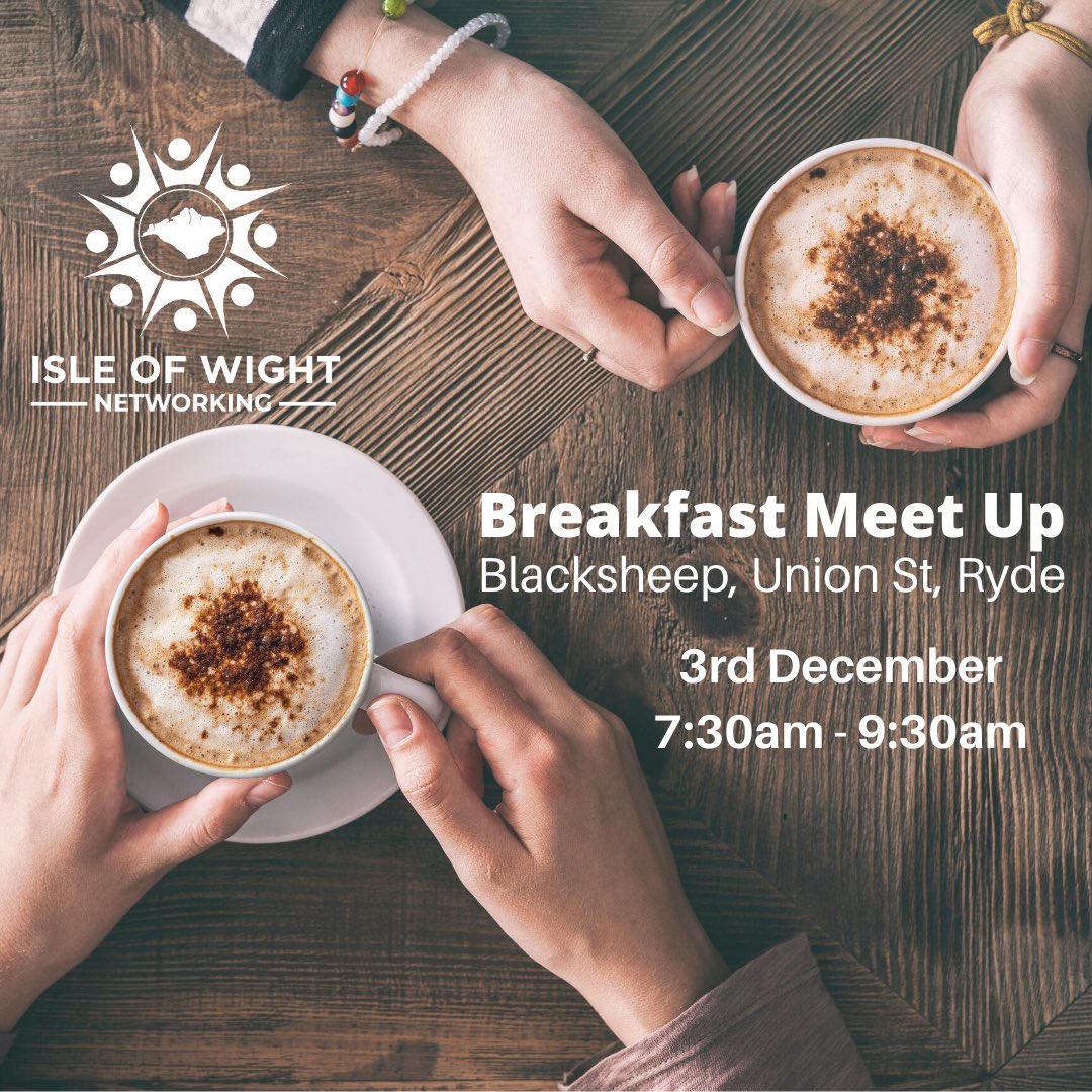iwnetworking's tweet photo. Our next Breakfast Meetup is at the fabulous Blacksheep in Union Street in Ryde, next Tuesday from 7:30 am-9:30am. Catch up with friendly faces, meet some new people and win new business!
Looking forward to seeing you there.
Visit us: https://t.co/N2UWXuPCPs https://t.co/EzFSCxl8qs