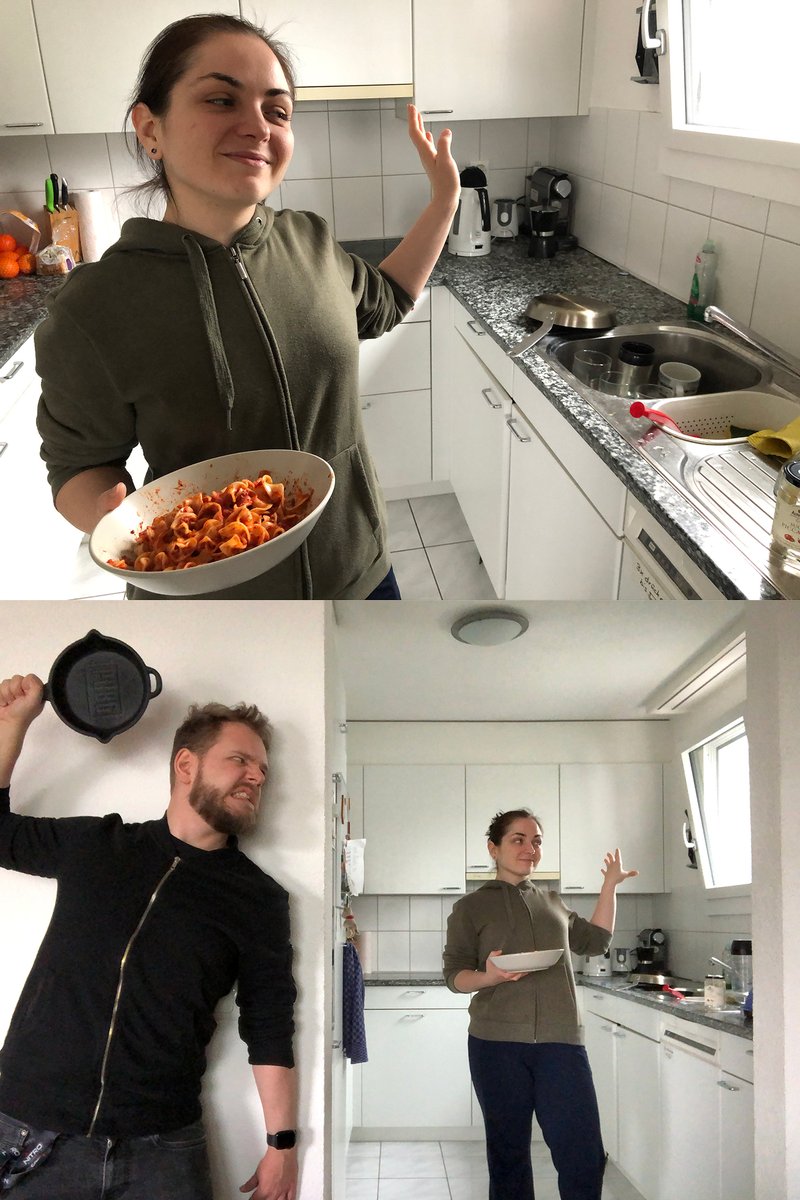 thatguyStrike's tweet photo. Best weapon against flatmates who don't clean their pans after cooking: The @PUBG_EU @PUBG Rubber Pans! Thank you so much for this gift, guys! <3 #NotForCooking https://t.co/THlQwsxNkY