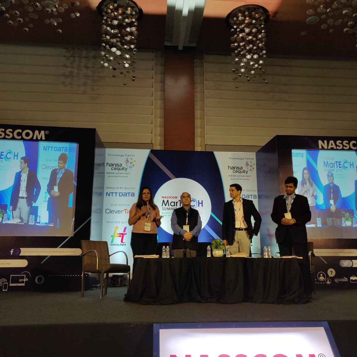 Design4India_'s tweet image. KS Viswanathan, Shalini Chandnani, Hanuman Tripathi, Prasenjit Ghosh, Sudhir Singh Dungarpur kickstart the "India, by Design-Perspectives, Trends and Practices 2019" report launch at NASSCOM Martech Summit 2019, Mumbai.

#nasscomMarTech #reportlaunch #designreport