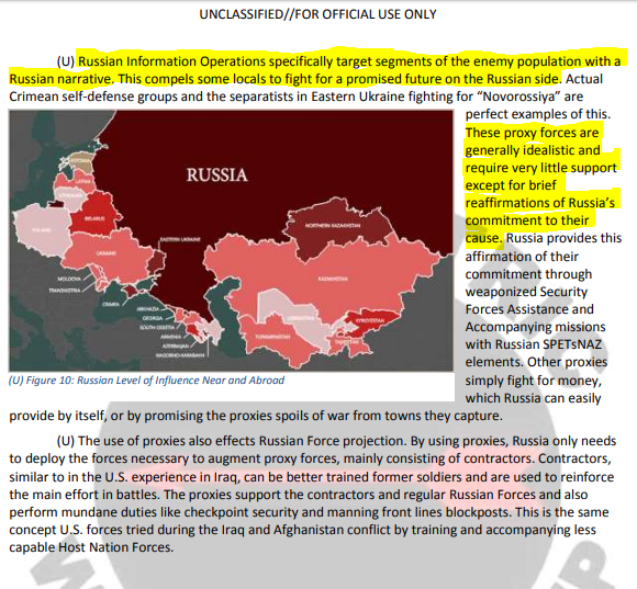 Russia - What the Experts SayDecember 2016RUSSIAN NEW GENERATION WARFARE HANDBOOKAsymmetric Warfare Group https://info.publicintelligence.net/AWG-RussianNewWarfareHandbook.pdf