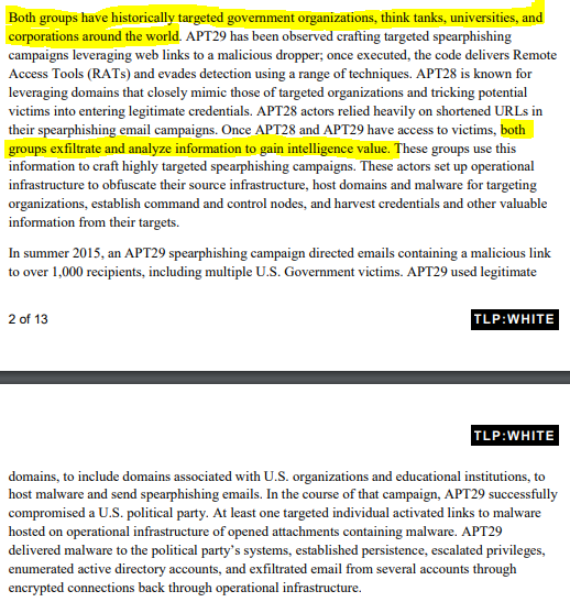 Russia - What the Experts SayDecember 29, 2016Joint Analysis Report (JAR)GRIZZLY STEPPE – Russian Malicious Cyber Activity https://www.us-cert.gov/sites/default/files/publications/JAR_16-20296A_GRIZZLY%20STEPPE-2016-1229.pdf