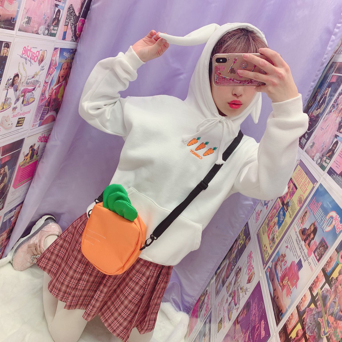 W C 竹下通り店staffcode 春夏も大人気だった うさ耳パーカーの長袖ver が 入荷したよ お腹にポケットがついてて 裏起毛であったかいよ うさ耳フードプルパーカー 3 299 税込 T Co Al4s3k27dq T Co Mb7bgi5zzi