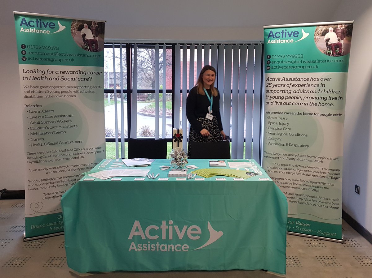 The Active Assistance team are at <a href="/MASCIP3/">MASCIP</a> today, come and visit them in Wye Room off the main coffee station to discuss specialist spinal care in the home. 
#healthcare #spinal #careinthehome