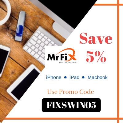 MrFixMobileRepa's tweet image. Get quick and reliable 📱 Mobile, Tablet and 💻 Laptop repairs done from Mr. Fix. ☎️ Call to book your 👨‍🔧 service and avail an instant 5% discount using Promo Code: FIXSWIN05 Book Now : mrfixs.net/book-a-repair.…