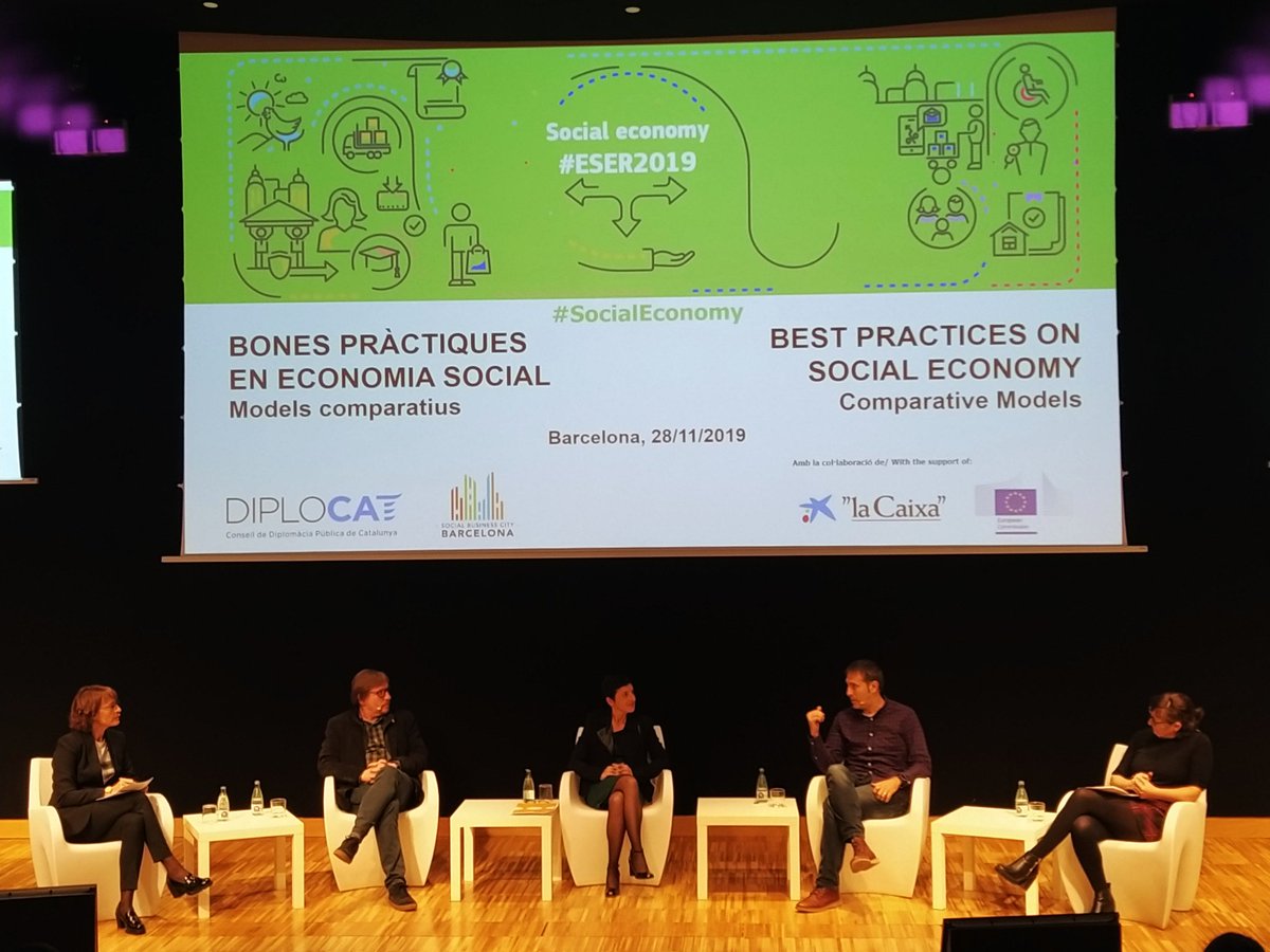 ➡️Great round table at the #ESER2019 event organised by <a href="/SBCBarcelona/">SBCBarcelona</a>, with the participation of the Director General for social economy <a href="/josep_vidal/">Josep Vidal</a> <a href="/econ_socialcat/">Economia social</a> 🙌 Let's RaiSE the #socialeconomy in Europe @kamvdp @SocEntEU