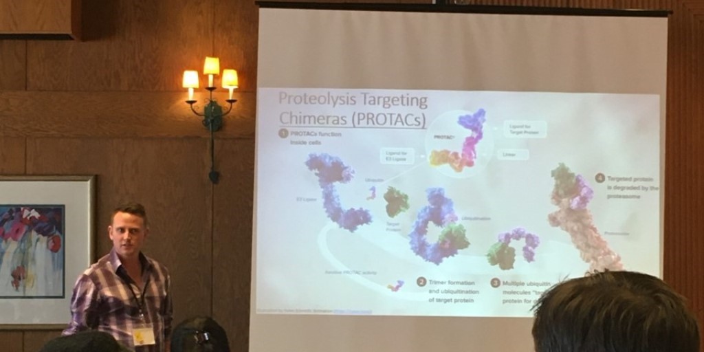 ChemicalScience's tweet photo. Congratulations to @JPapatzimas from @UC_Chem for winning the Oral Presentation Prize on his PhD work on the development of an MCL1 targeting PROTAcs at the Banff Symposium on Organic Chemistry! 😆  @DarrenDerksen @NBahli https://t.co/iO4HpfTaUX