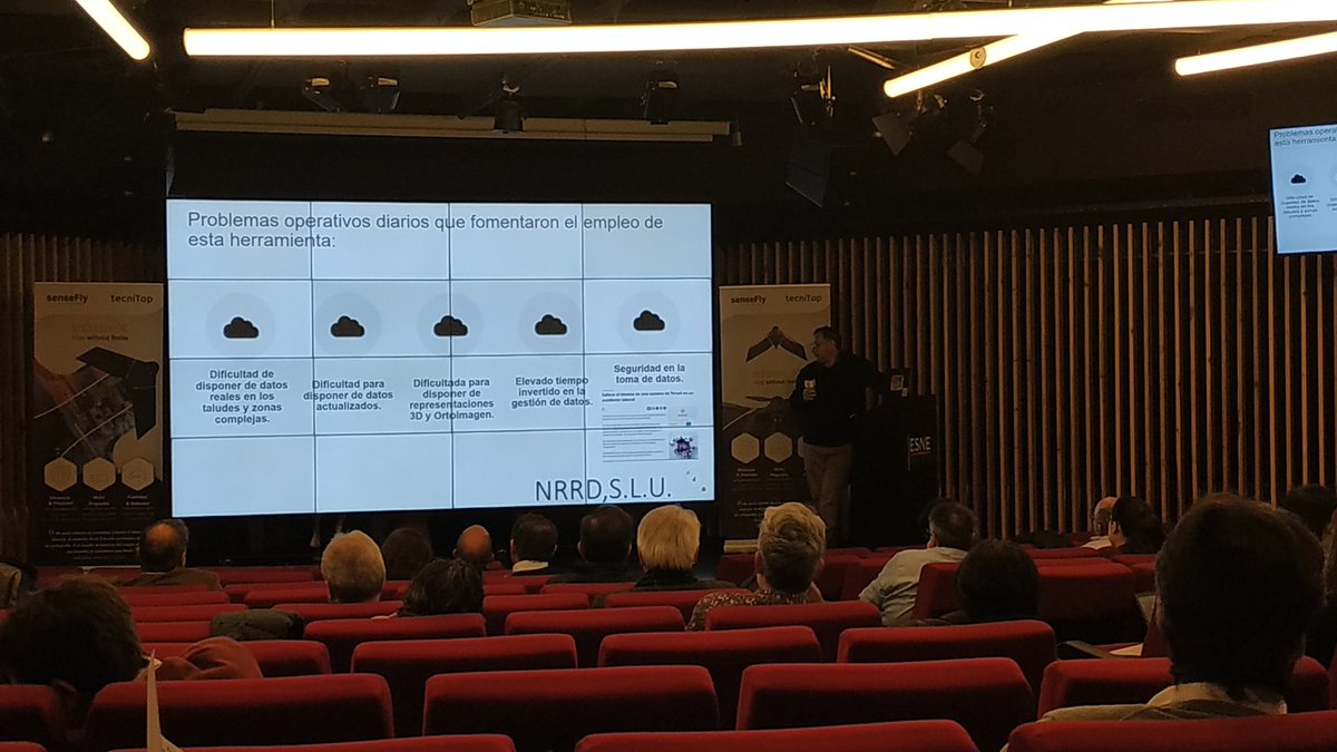 Estamos en V Tecnitop &amp; senseFly Users Meeting: drones profesionales, aplicaciones y soluciones 3D. #drones #uavs #rpas #sensefly #ebee