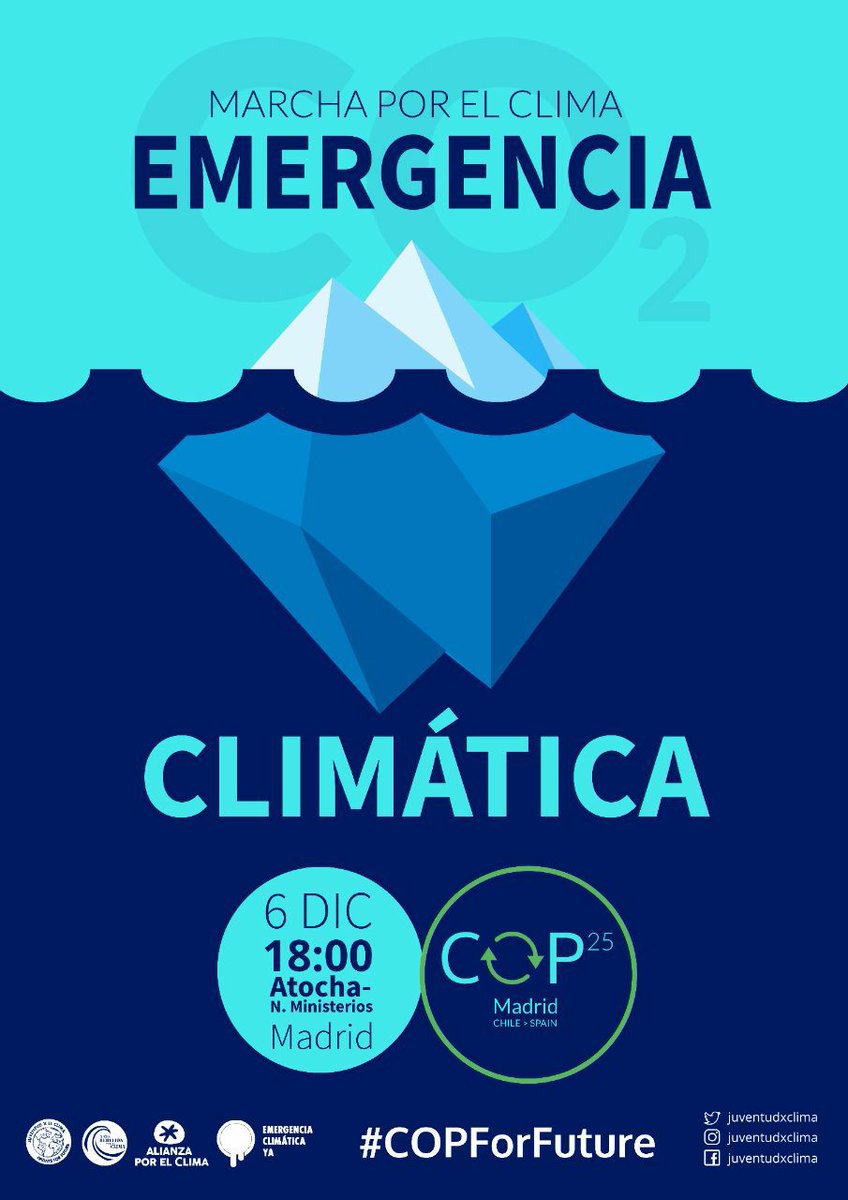 NoMinaDeUranio's tweet photo. Nos sumamos a la lucha en contra del cambio climático que se celebrará el proximo 6 de noviembre en Madrid.

Juntos somos más fuertes

Por un mundo mejor.

#6DPorElClima https://t.co/P9zPHkKhuT