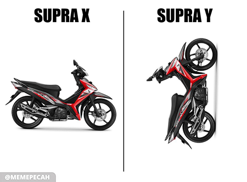 susanhelikopter's tweet photo. supra z berarti diagonal
#suprax #motor #memejalanan #memereceh #memelucu #ngakakbareng #ketawainaja #bacotsantuy #kamisambyar https://t.co/5PFnJDelKq