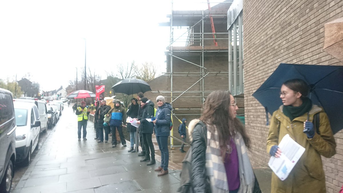 jtwolfenden's tweet photo. Day 4 on the picket line.  🤜 🤜 🤜 @ucuatdurham @ucu #UCUstrikes #ussstrike #UCUstrike #UCUStrikesBack Strike Dogs are Luna and Maisie @DogsOnDemos

Today is gender pay gap day. 
@KatExe @DUClassicsPG @DUClassSoc @Durham_Classics https://t.co/b1vkEv5xeM