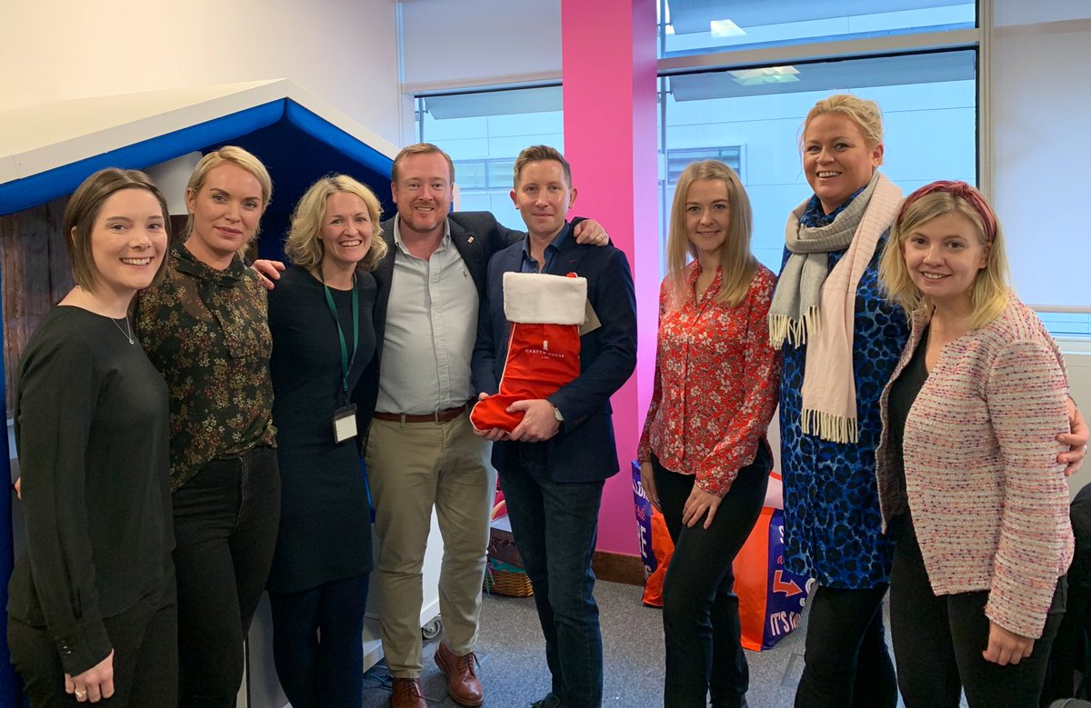 OrangeworksIE's tweet photo. Sprinkling a little #Christmas buzz about town today with @CartonHouse - Great to see the gang @EventPartners1 🎅 🎄 https://t.co/u4Hx4vQcgY