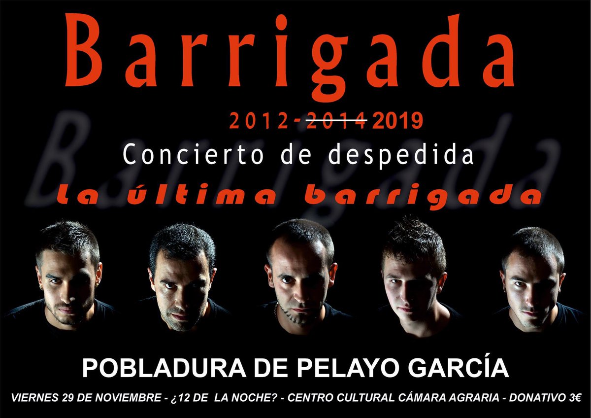 Mañana los tenemos en Pobladura!🤘🏻🤘🏻