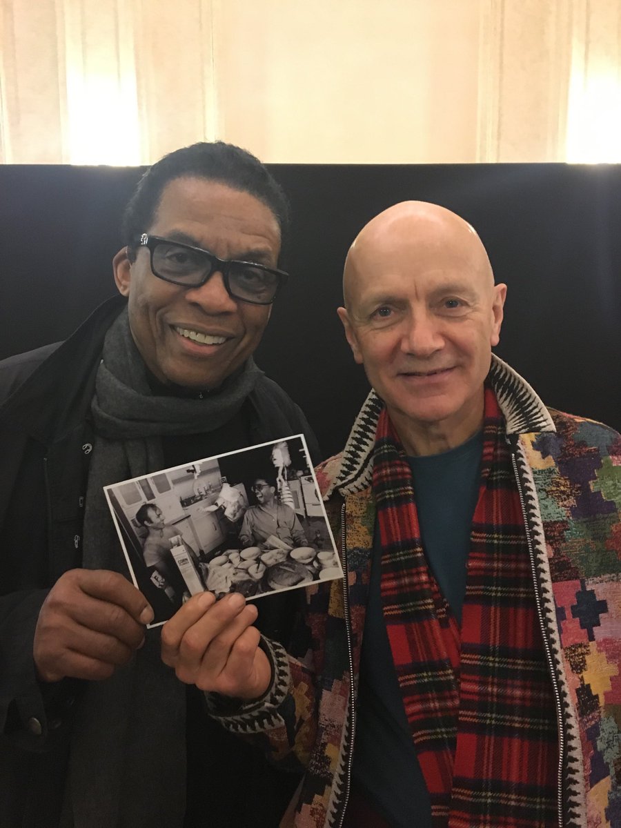 Herbie with artist, Jim Whiting. These 2 were a big part of giving u the ground breaking Rock It video!
#mtvfirst