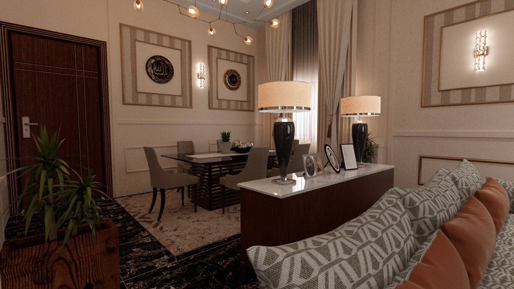 I did that ✨❤️classic/royal style interior decor,took me 20 hours to render. It came out really well #interiordesign #interiordecor