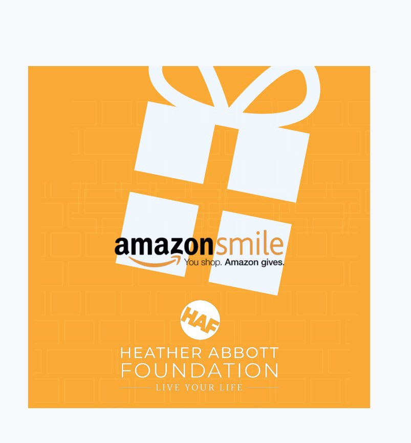This #BlackFriday and #CyberMonday be sure to place orders on Smile.Amazon.com and find all of the same products you will on Amazon.com. Remember to choose HAF as your charity and Amazon will donate a portion of your purchase! 💜 😊