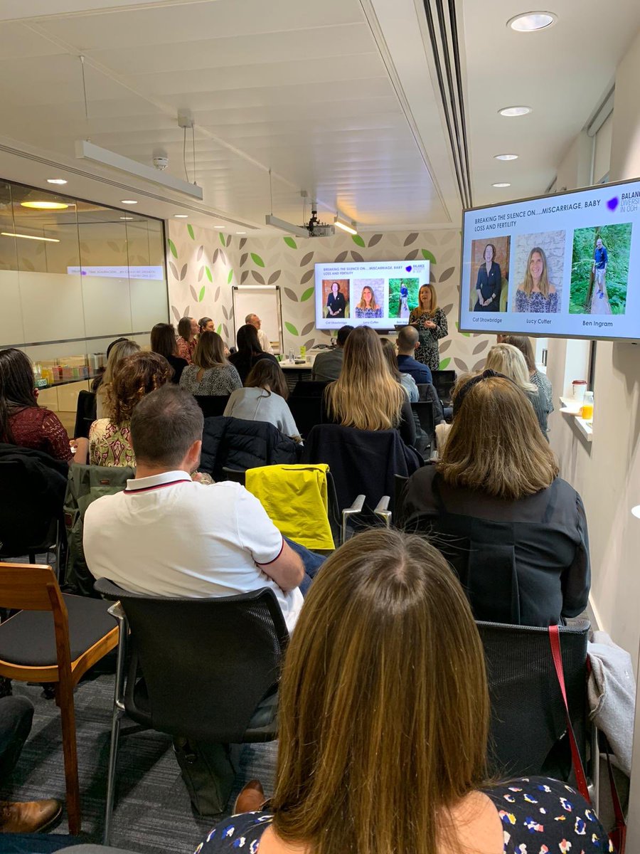 Nicloni1's tweet photo. An incredibly emotional yet powerful BalanceOOH event this morning. “Breaking the silence on miscarriage and fertility”. Discussing how companies can provide support in the workplace for women and men affected. Thanks to our brave speakers @tryingyears @lucymc1 and Ben Ingram https://t.co/uaKviqatnh