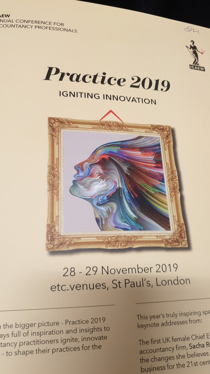 SidMooreManc's tweet photo. Great keynote from @romanovsun @ICAEW this morning - lots to think about #innovation #CHANGE . #IcaewPractice https://t.co/ToFbjF9Nnj